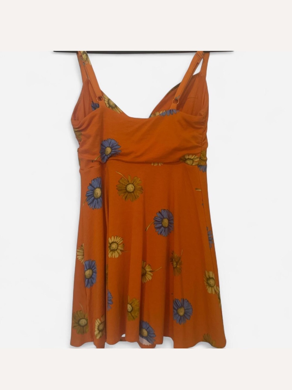 Urban Outfitters Orange Floral Sundress - Picture 2 of 2